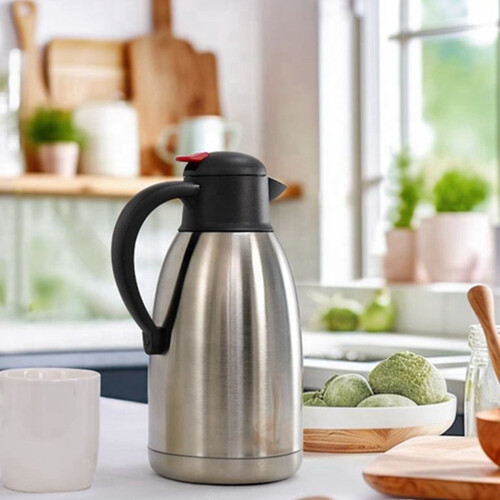 DERCLIVE Θερμική καράφα καφέ 68oz, Διπλό τοίχωμα με μόνωση κενού από ανοξείδωτο ατσάλι, 2