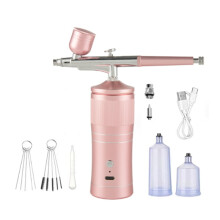 Airbrush Kit with Compressor and Rechargeable Handheld
