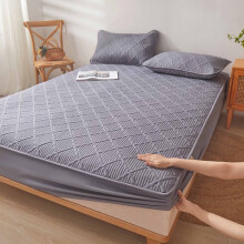 Housse de matelas Queen en coton doux matelassé pour toutes les saisons, compatible avec les lits Queen, idéale pour les déménagements