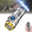 Γερμανικός φακός Three-Eye Monster Mini Flash Super Power, επαναφορτιζόμενος αδιάβροχος LED υψηλών 1