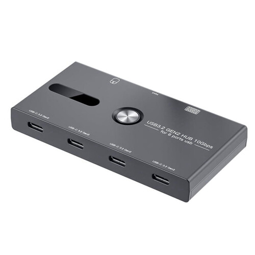 Διανομέας USB C 10Gbps, διαχωριστής 6 θυρών, σε διανομέα για υπολογιστή, φορητό