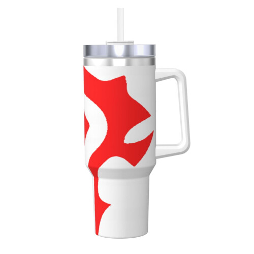 6s5rw4 40oz H2.0 Ανοξείδωτο ποτήρι με μόνωση κενού αέρος με καπάκι και καλαμάκι για νερό, 1