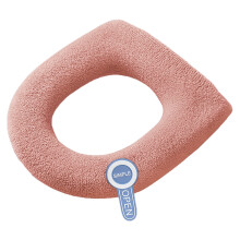 Washranp Soft Plush Toilet Seat Cover Solid Color 1 Piece