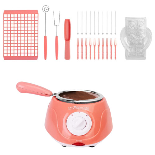 Mini electric chocolate melting pot for milk chocolate
