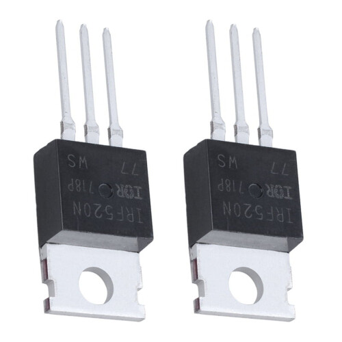 2x100V9.7A N-kanaals Power Pulled IR MOSFET-transistor IRF520