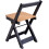 Seconique 2 Pack Folding Dining Chairs with High Back Blue 2