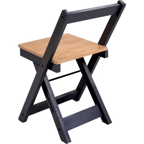 Seconique 2 Pack Folding Dining Chairs with High Back Blue 1