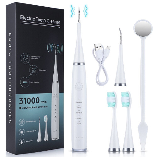 Teeth Plaque Remover with Sonic Cleaner, Dental Calculus