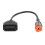 Motorcycle OBD2 6 Pin Diagnostic Adapter Convenient Cable Fuel Efficient for Safe Riding 4