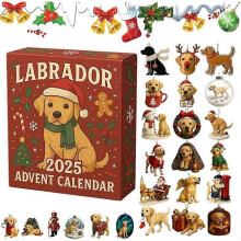 (Dog) Perfect Christmas 2025 - Cat Lovers Advent Calendar Christmas Tree Decoration Acrylic Pendant
