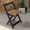 Seconique 2 Pack Folding Dining Chairs with High Back Blue 4