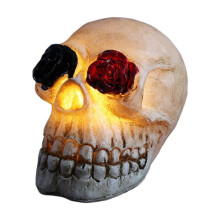Offre spéciale Poaug : Statue de rose lumineuse en résine, compatible avec la décoration d'Halloween, figurine de collection pour la maison,