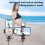 Selfie Stick Tripod with Wireless Remote and LED Light for 3