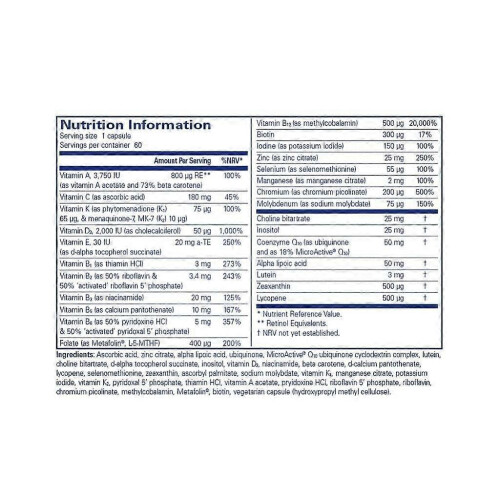 Pure Encapsulations O.N.E. Multivitamin Capsules 30 1