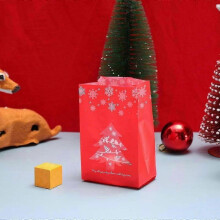 (RD) Christmas Tree Snowflake Gift Bags Set of 100 for Festive Treats a...