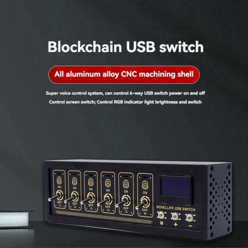 Διακόπτης USB, Hub USB 6 κατευθύνσεων, Επιτραπέζιο χειριστήριο, Φωνητικός έλεγχος, 1