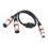 3-Pin XLR Microphone Splitter Y-Adapter Extension Cable 3