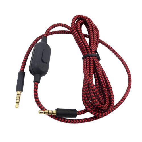 Gaming Headset Cable Audio AUX Splitter Cable Braided Wire Easy to Use High 2