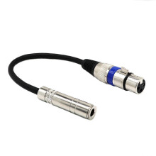 Pin XLR Female To 6.35mm 1/4" Stereo Female