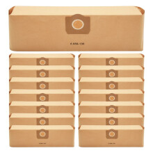 Sacchetto per Aspirapolvere da 15 Pezzi per 6.959-130.0 Sacchetti Filtro per A2201 WD3 Sacchetto di Carta Parti per Aspirapolvere un Umido e