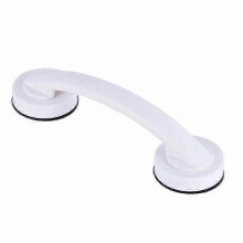 (white) Bathroom Safety Grip Handle with Dual Locking Suction Cups for Shower and Bathtub Support Bar