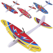 (10PCS) Electric Hand Throwing Glider Plane Outdoor Park Foam Electric Gliding Aircraft Flying Toys