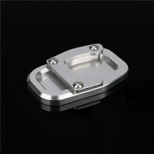 (Silver-NO LOGO) con For DUCATI Scrambler 1100 Sport Special KG KF Pro 1K CNC Kickstand Foot Side Stand Extension Pad Support Plate Enlarge Stand