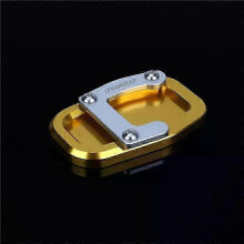(Gold-Scrambler) con For DUCATI Scrambler 1100 Sport Special KG KF Pro 1K CNC Kickstand Foot Side Stand Extension Pad Support Plate Enlarge Stand
