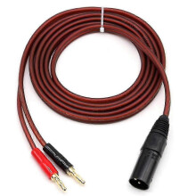 Xlr To Banana Speaker Cable,xlr 3 Pin Male To Banana Plugs Audio Cable, Gold-plated 4mm Plug To Xlr Edition 110
