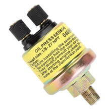 Universal Car 1/8 NPT Replacement Engine Dual End Design Oil Pressure Sensor for Aftermarket Gauge Auto Accessories