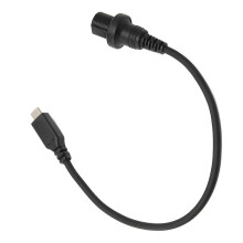 Motorcycle Dash Type C Extension Cable 0.3m/0.98ft Male to Female Waterproof Cable for Car Boat Motorcycle