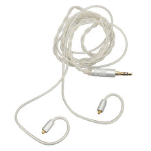 Headphone Cable Replacement Professional Silver Plated Copper Earphone Cable for SE425 SE535 SE846 47.2in