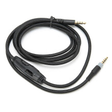 Headphone Cable 3.5mm Male to Male Audio Cable with Volume Control for HyperX Cloud