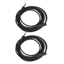 2Pcs Headphone Extension Cord 3.5mm AUX Male to Female Earphone Extension Cable for Home Outdoor