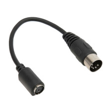 Keyboard Mouse Converter Cable Din 5 Pin Male To Mini Din 6 Pin Female Keyboard Mouse Adapter Cord For Ps2 5.9in