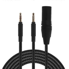 4Pin nced Cable for Hifiman Arya Sundara Ananda HE400SE Headphones 4Pin to Double 3.5mm Headset Cable Replacement