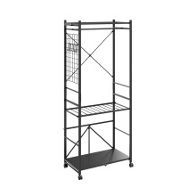 SoBuy Dark Gray Coat Rack with Wheels