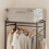 SoBuy Dark Gray Coat Rack with Wheels 9
