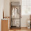 SoBuy Dark Gray Coat Rack with Wheels 6