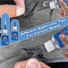 2X 480 Upgrade Kit Black Super Glue Cyanoacrylate Adhesive Fast Plastic Wood Metal Tires Rubber Shoes Strong Repair Glue