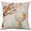 Pieces Cushion Cover Autumn Maple Leaf Pattern Decorative Pillow Case Cotton 5