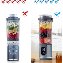 2X 18oz Blending Vessel Cup & Vessel Cap & Sip Lid with Carry Handle,for Blast BC100 Series and BC151 Series