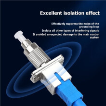 2X FC Male to SC Female UPC Fiber Flange Connector Singlemode Adapter Red Light Pen Optical Power Meter Pigtail FTTH