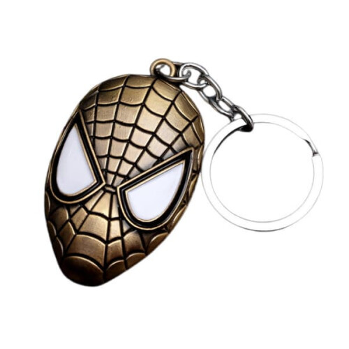 Porte-clés Spiderman couleur bronze L