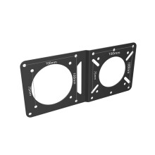 2X VESA Mount Adapter Extender Plate for Monitor Mounting PC -Host Hanging Bracket PC Monitor VESA Holder