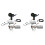 2X Elektroroller Dual Drive Controller JP 48V 52V 60V 25A 50A Brushless Controller AB Front Rear Drive Controller Kit,3 1