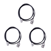 3X RF UHF VHF Radio Coaxial Antenna Cable BNC Male to UHF SO239 RG-58U MILSPEC Coax Mobile to Base Antenna 3 Ft