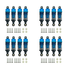 16Pcs Aluminum Alloy Shock Absorbers Damper Set for TT-01 TT01 TT-02 TT02 1/10 RC Car Upgrade Parts,