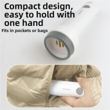 2X Portable Rechargeable Electric Vacuum Pump for Travel, Low Noise Compressed Bag Air Pump
