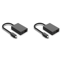 2X Micro-USB Network Card Ethernet Adapter 100M Network Card Adapter for 4K Fire TV Stick Ethernet Router
